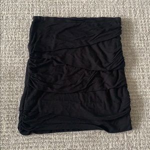 Black Jersey Max Studio Pencil Mini Skirt S